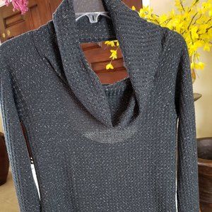 CHASER Open Back Sweater Cowl Neck